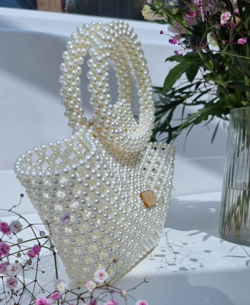 Beach Beaded Pearls Bag Tamy Bags 6 Beach Beaded Pearls Bag Tamy Bags